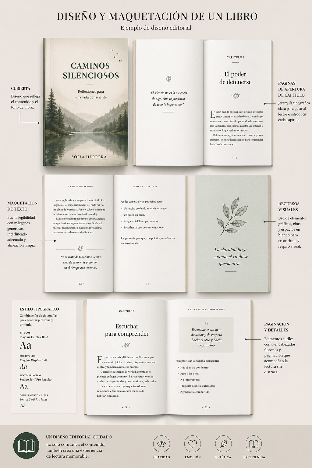 Cuidado editorial — diseño y maquetación de un libro