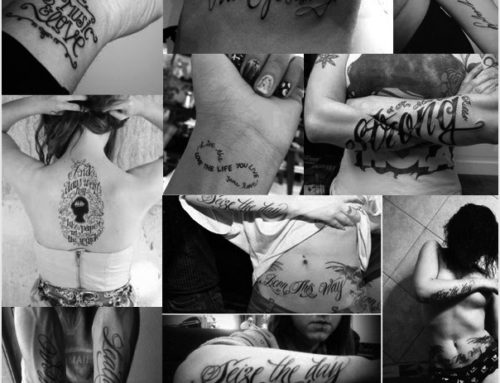 Tatuajes tipográficos